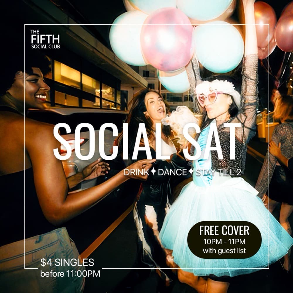 Social Saturday at The Fifth Social Club flyer