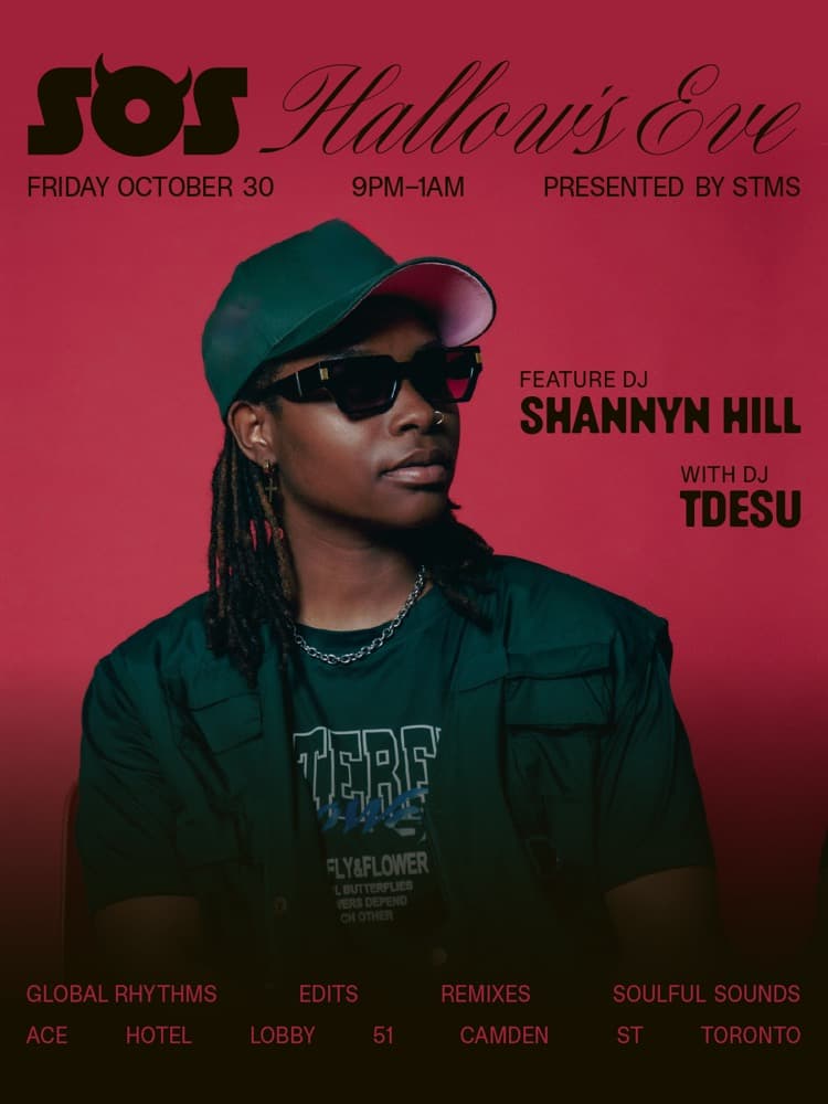 SoS: Hallow's Eve flyer, The Lobby at Ace Hotel Toronto, 2026-10-30