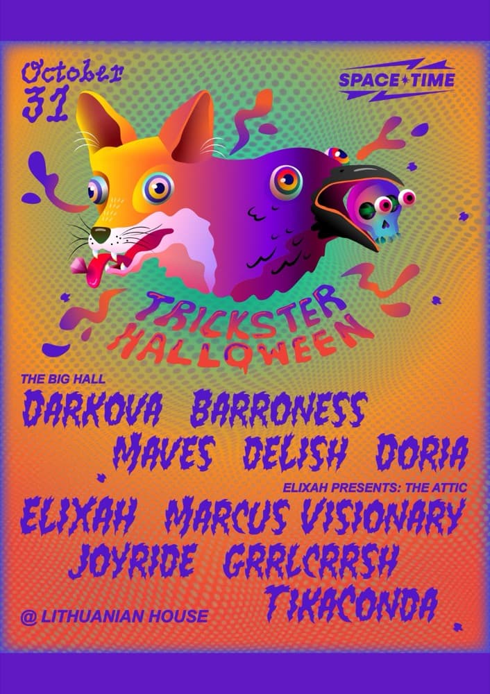 SPACETIME presents: A TRICKSTER HALLOWEEN! on Bloor W flyer