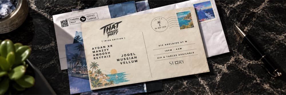 THAThouseparty Ibiza Edition flyer, Friday November 6 at Story