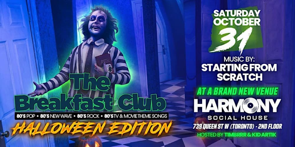 The Breakfast Club: Halloween Edition flyer