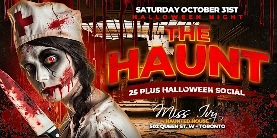 THE HAUNT HALLOWEEN SOCIAL flyer, Miss Ivy, 2026-10-31