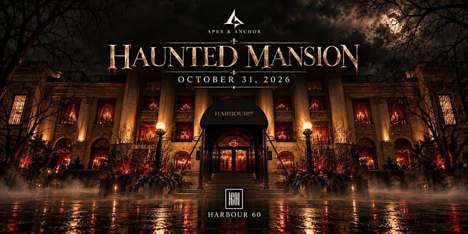 The Haunted Mansion : Harbour 60 Halloween !! flyer, Harbour 60, 2026-10-31