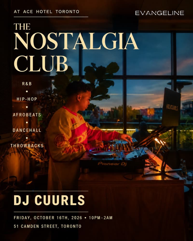 The Nostalgia Club flyer