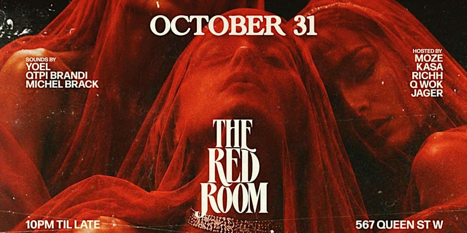 The Red Room - Halloween Night flyer, 567 Queen St W, 2026-10-31