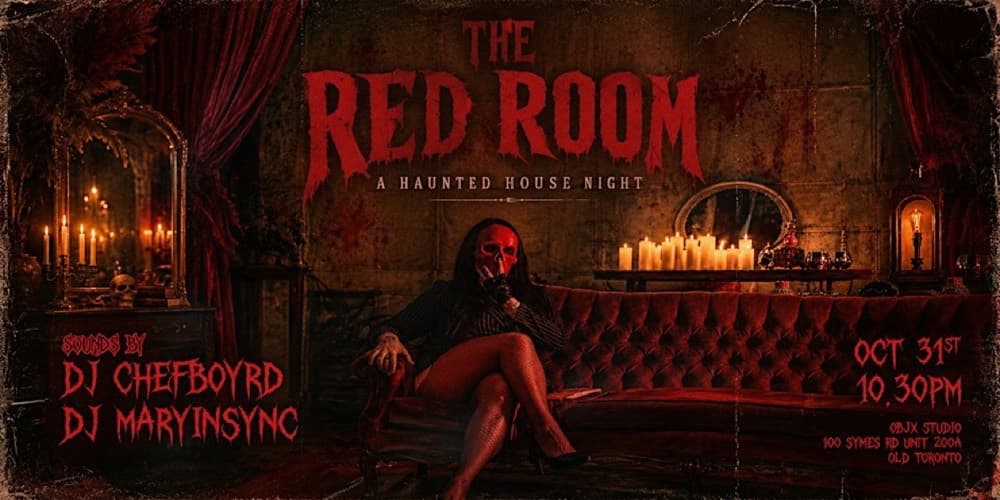 THE RED ROOM - Toronto’s Halloween Haunted House Party event image