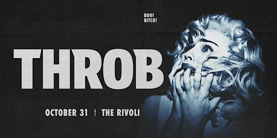 THROB HALLOWEEN flyer, Rivoli, 2026-10-31
