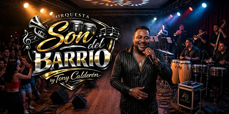 Tony Calderon & Orquesta Son del Barrio + DJ Van Gogh + Dance to Live! flyer, Lula Lounge, 2026-11-28