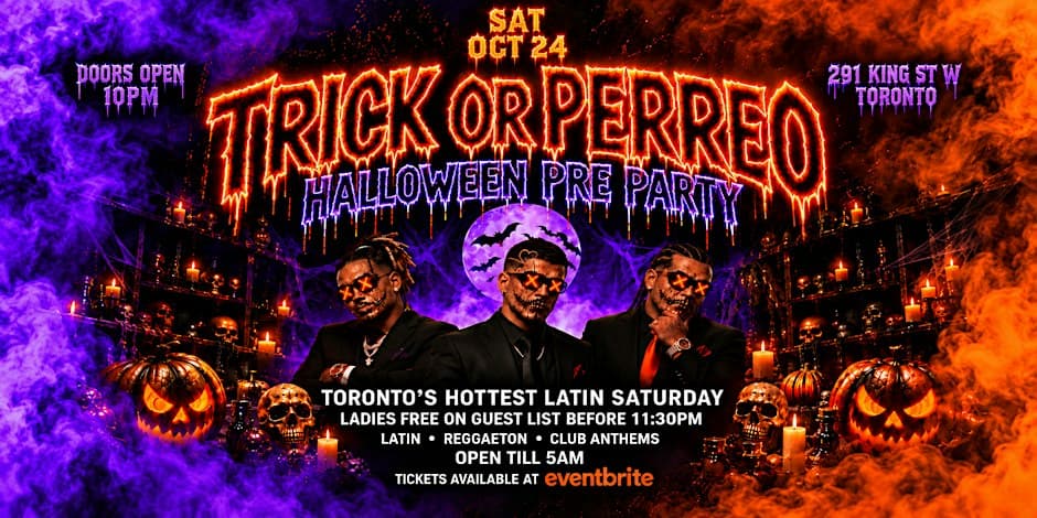 TRICK OR PERREO by Que Bonita Saturdays flyer, Playa by Tulum, 2026-10-24