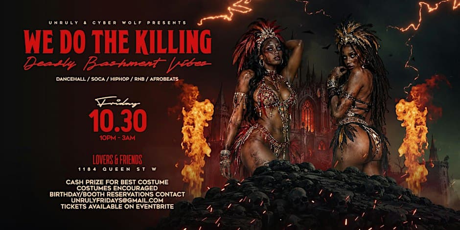 We Do The Killing flyer, Lovers and Friends, 2026-10-30