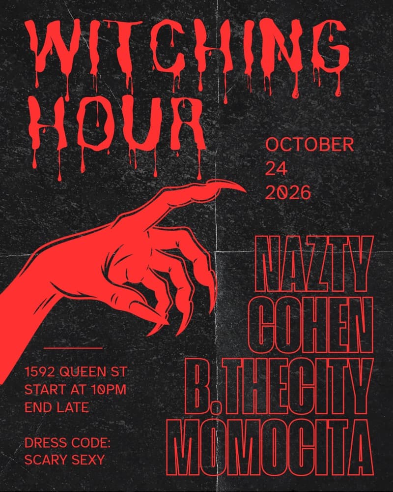 Witching Hour flyer