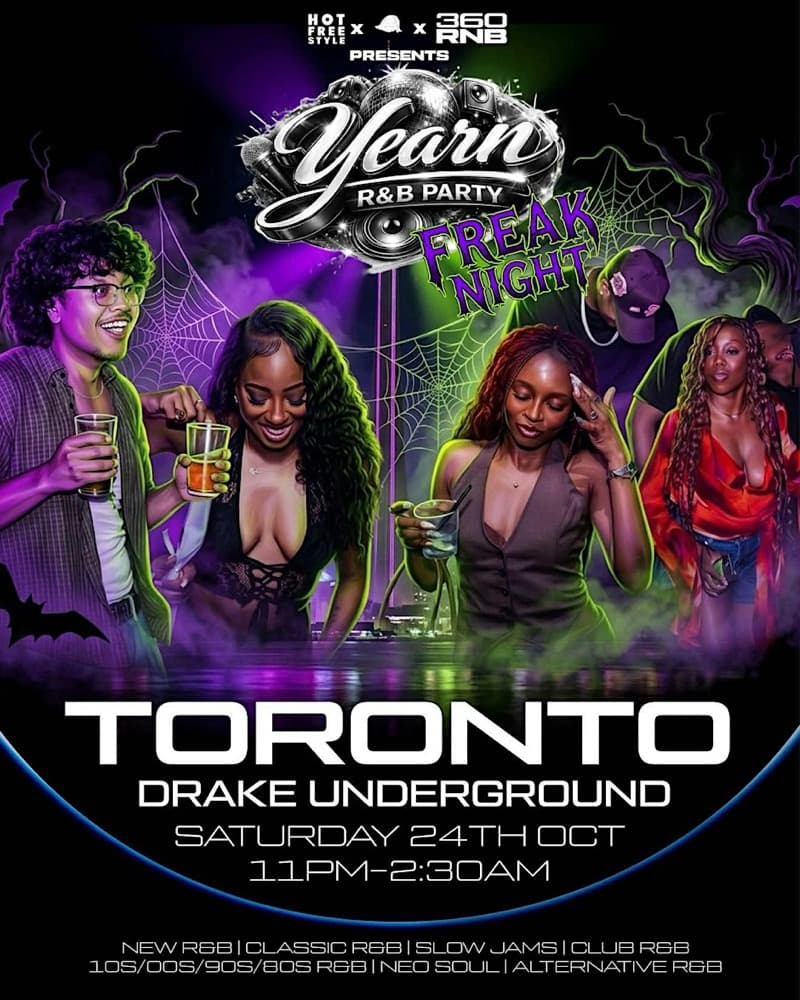 YEARN: Freak Night flyer