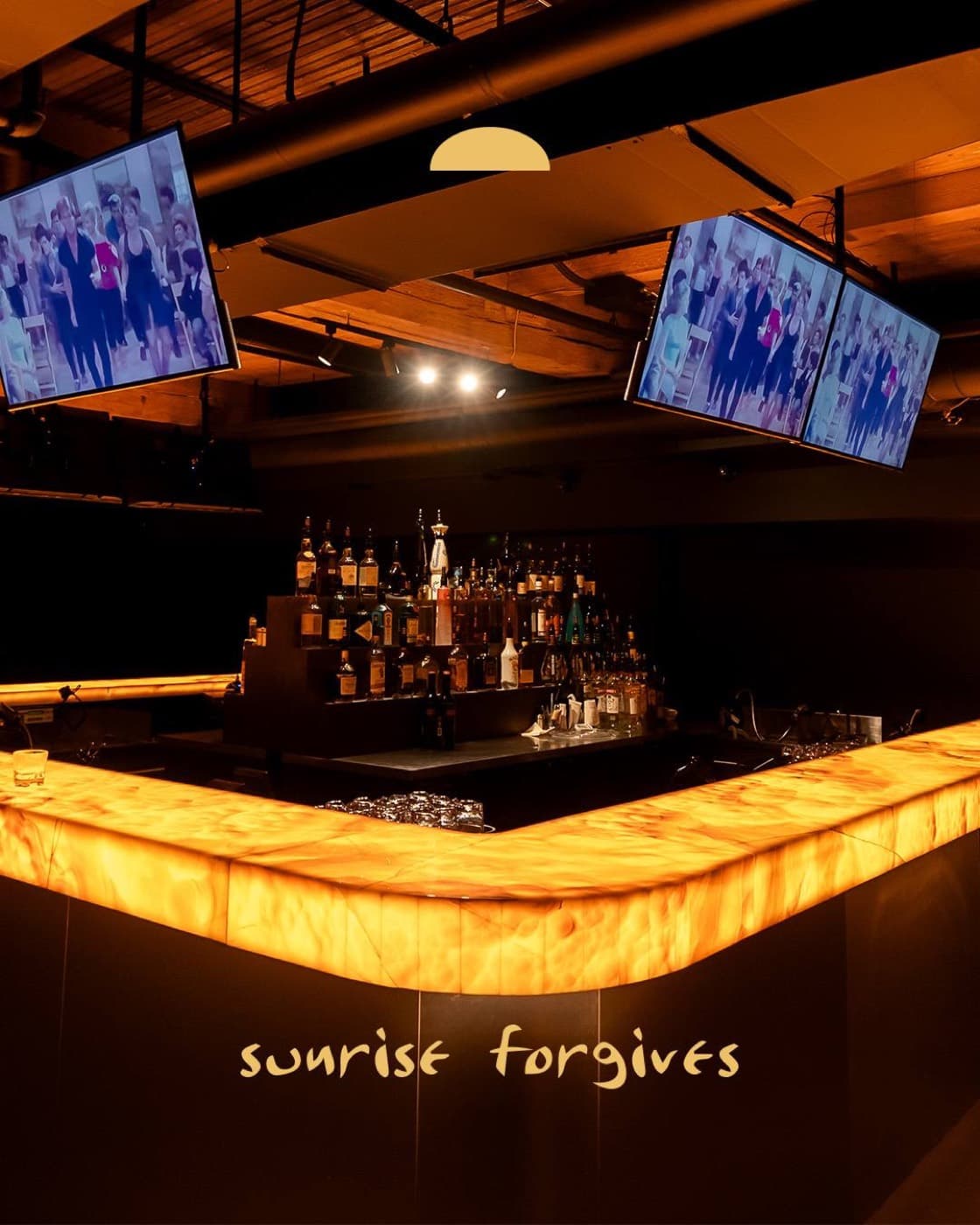 Sunrise Forgives, the room