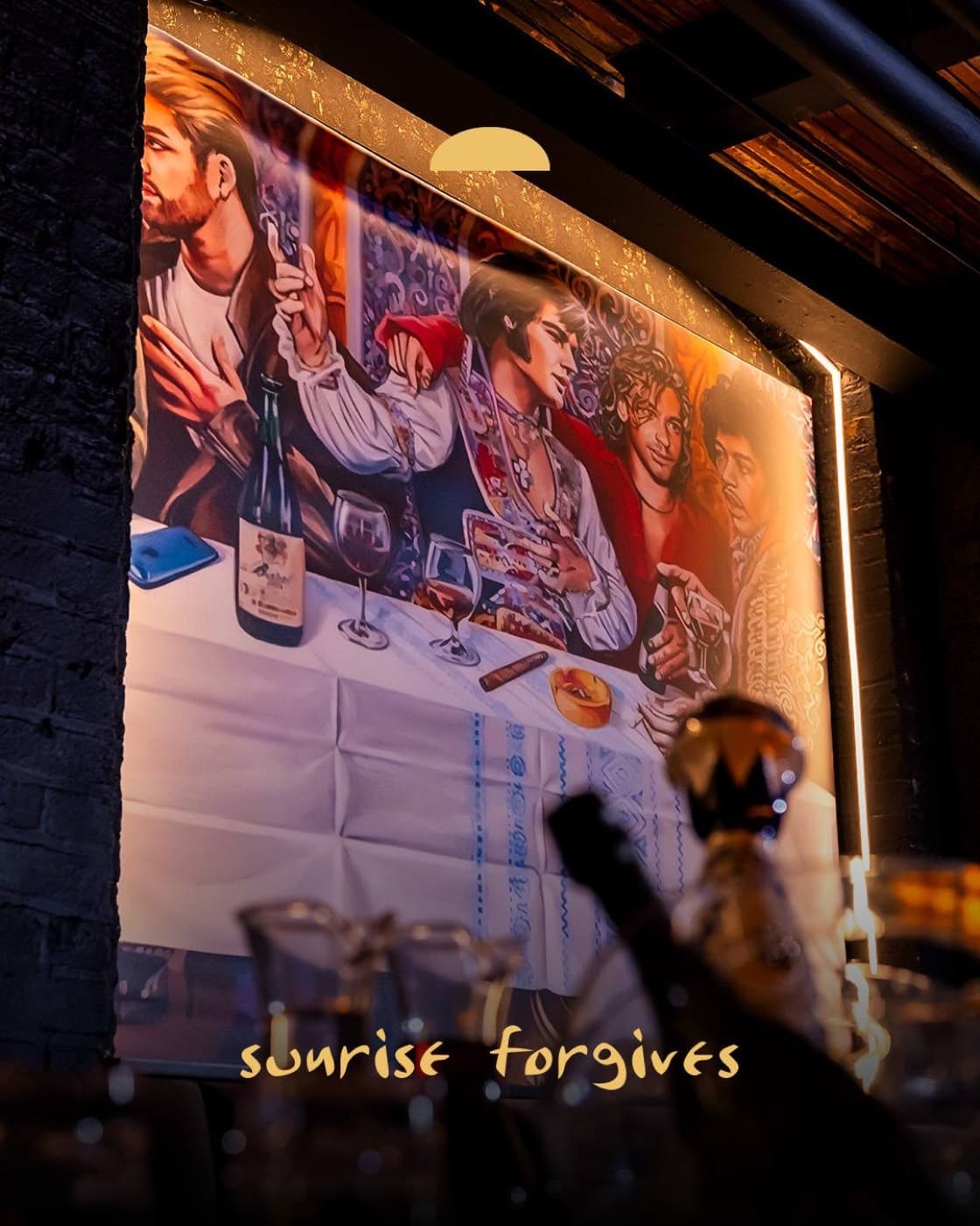 Sunrise Forgives, inside